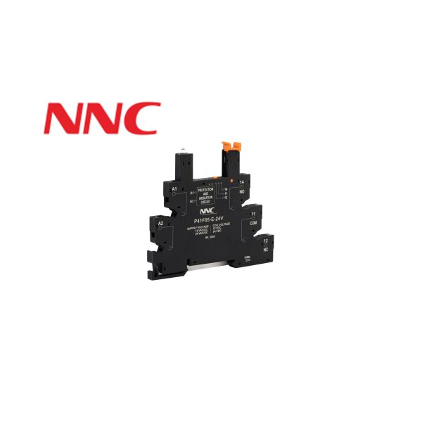 Relay Socket P41F05-E-24V for NNC41 Guide Rail Mounting Type Load Current 8A