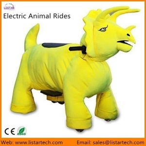 China Coin Operated Kiddie Rides Plush Animal Coin Operated Kiddie Rides-Triceratops on sale