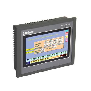 Portrait Screen Coolmay HMI PLC 4.3'' TFT High Speed Counting PLC HMI Control