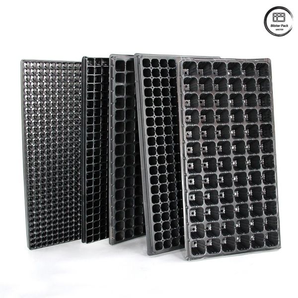 Quality Durable Plug Seed Trays for Plant Propagation, 28/32/50/72/105/128/200/288 Cell Nursery Seedling Trays wholesale