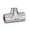 Quality Asme b16.9 schedule 40 steel pipe fittings tee pipe reducing tee stainless steel dn100 equal tee 304 wholesale
