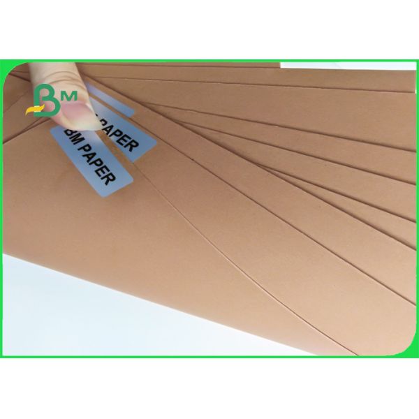 brown kraft paper Superior Bursting Strength 250gsm Virgin Brown Kraft Paper Roll