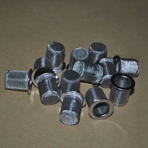 80um Round Woven Mesh Tube Fda Stainless Steel Strainer Filter 40 Mesh