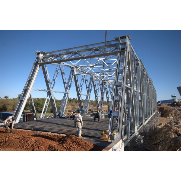 Quality Small Span From 40m To 80m Metal Truss Bridge Compact Panel Bridge wholesale