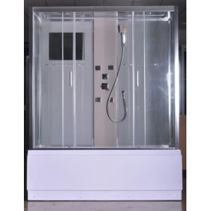 Rectangular Clear Glass Shower Enclosures , Rectangular Shower Stalls Kits
