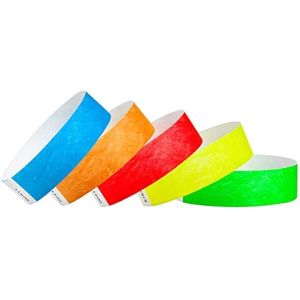 Custom Your Plain Color Tyvek Paper Material Wristbands Durable And Waterproof