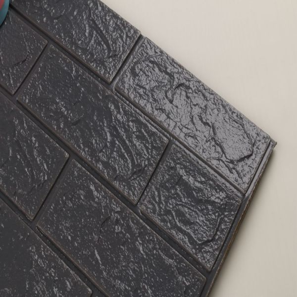 Soft Packages Design Style Waterproof Moistureproof 3D PE Foam Brick Wall Sticker 10mm Thick White Color Wall Decor Wallpaper