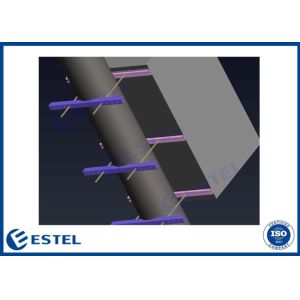 Double Wall 9U ISO9001 Outdoor Pole Mount Enclosure