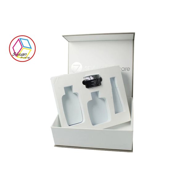 Fancy Cosmetic Gift Box / Custom Printed Cosmetic Boxes With Desiccant