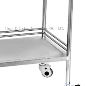 201 SS Hospital Delivery Medical Crash Cart With Two Drawers