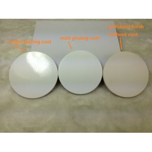 Square ceramic coaster with Bamboo base, customized design is acceptable