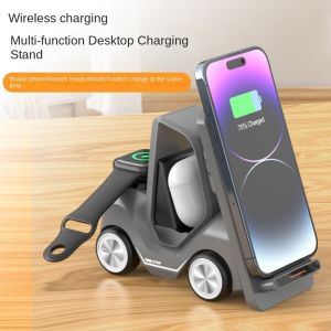 Three-in-One Wireless Charger Desktop Phone Holder Five-in-One Fast Charge for
