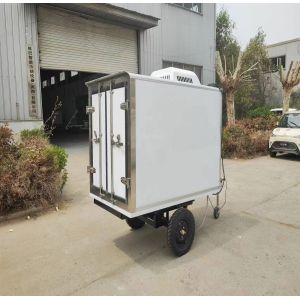 Electric Cargo Mini Cold Room Tricycle with Trailer New Energy Vehicle for