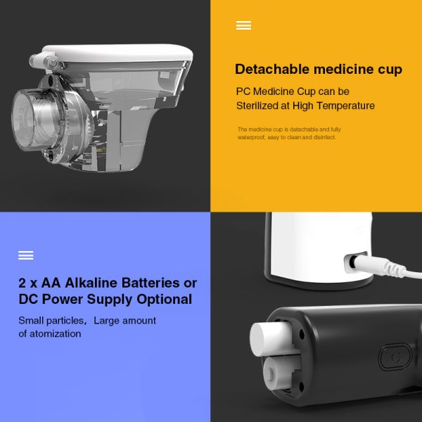 Household Portable Mesh Nebulizer For Kid Baby