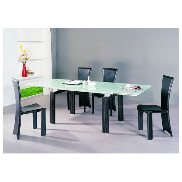 Quality Contemporary 90cm Width White Extendable Dining Table DT-887 For Home Use wholesale