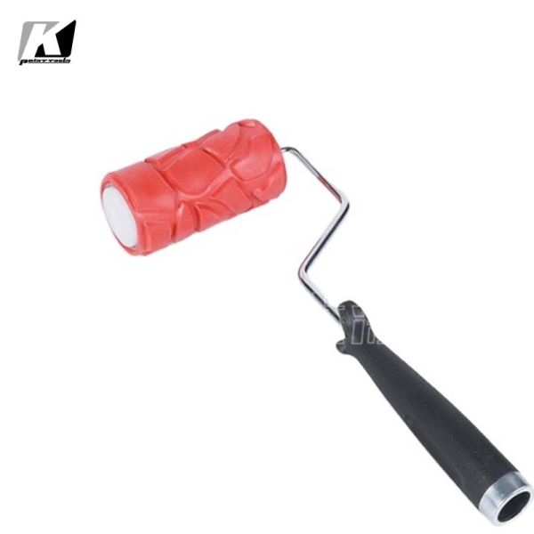 Quality 4 Inch Multiscene Patterned Paint Roller Ultralight Rubber Design wholesale