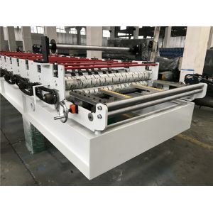 High Speed 5 - 8m / min Tile Roll Forming Machine For Colored Steel Plate