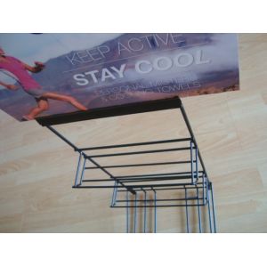 Metal Tea Box / Tea Bag Display Rack , Wire Display Shelf For Tea Pack