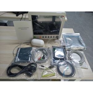 Multi-languages Vital Signs Device 6 Standard Parameters Patient Monitor With