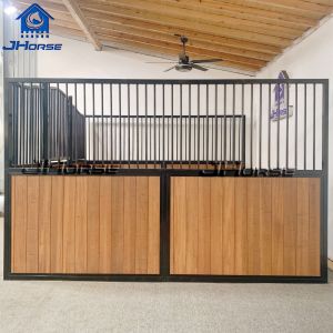 Custom Horse Stable Stall Panels With Bamboo Infill Easy Assembly Portable
