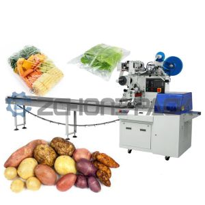 Bread Packaging Machine Assembly Line Horizontal Pillow Machine