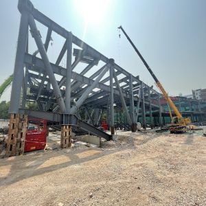 Prefabricated Steel Structures For Steel Structure Showroom
