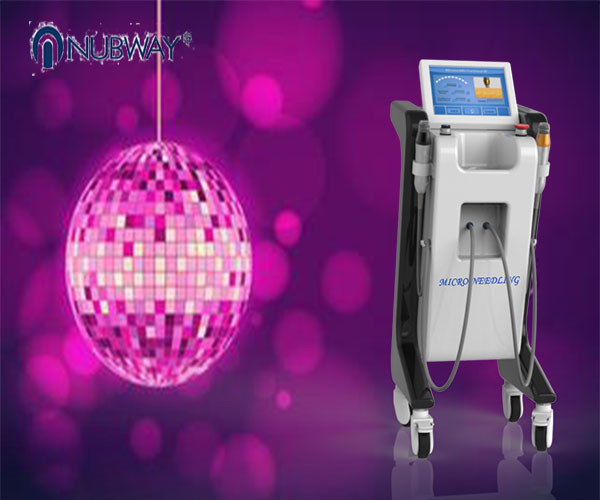 Quality promtion wrinkle removal machine fractional rf microneedle machine double heads wholesale