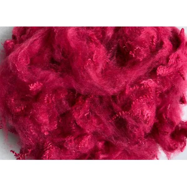 Dope Dyed Reliance Polyester Staple Fibre , Hollow Siliconised Fibre For