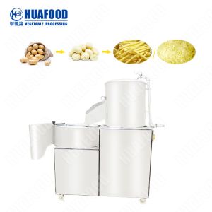 China Sweet Potato Washing Peeling Cutting Potato Stick Strip Slicer Root Vegetable Peeler Cutter Machine Slice Stick Chips Automatic on sale