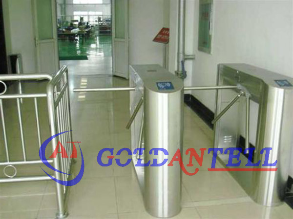 Integrated Tripod Turnstile Gate DC Brushless Card Swipe Entrance Machine