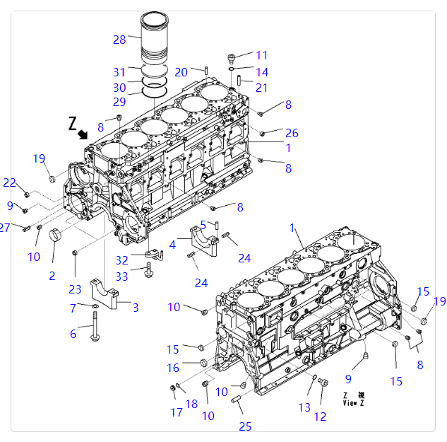 6150-21-1490 6150211490 Camshaft Bushing For Excavator KOMATSU PC400 PC450 PC490 PW400MH