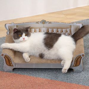 Sofa-shaped Cat Scratching Board High-density Corrugated Paper Won't Drop Crumbs