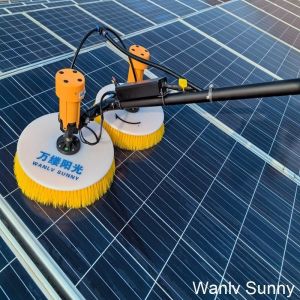 European Standard Solar Panel Cleaning System with Mobile Style and Customized