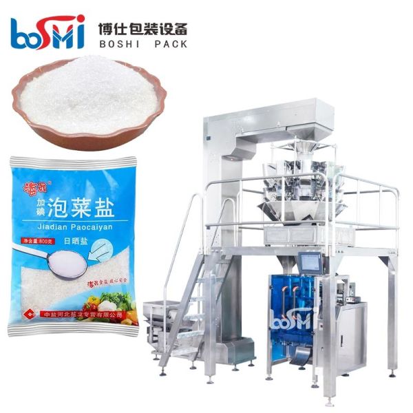 Quality Automatic Salt Pouch Packing Machine With Wrapping Sealing Date Printing wholesale