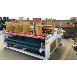 accuracy Manual Feeding Cardboard Press-fit Semi-automatic Folder Press Gluer