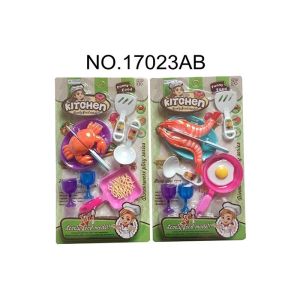 Harmless Childrens Toy Kitchen Sets for Pretend Play Cooking 10 Pcs 2 Assorted