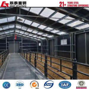 Prefabricated Steel Structure Cowshed Sheep Shed Hot Roll Welding