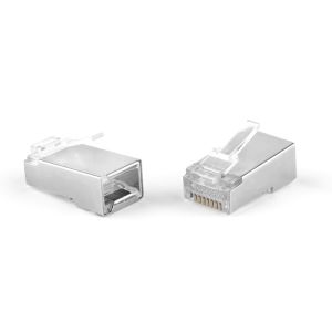PC Cat5e Shielded Ftp Rj45 Modular Plug For Network Cable Connect