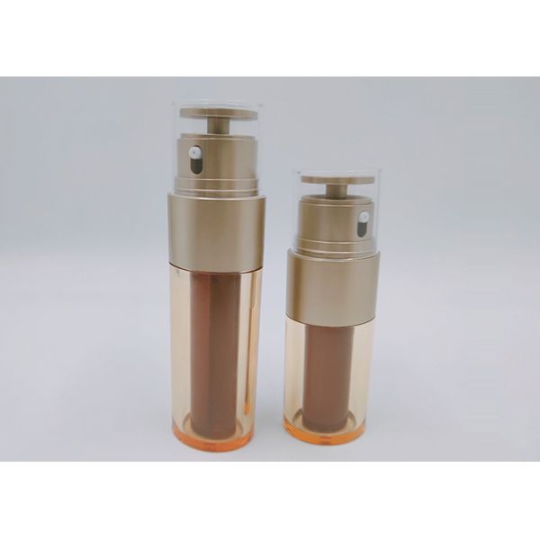 30ml - 50ml Double Wall Empty Cosmetic Bottles , Plastic Cosmetic Bottles With