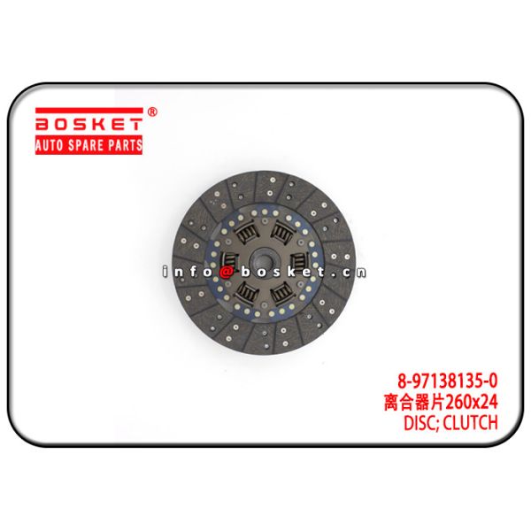 Quality 8-97138135-0 ISD-142 8971381350 ISD142 Clutch Disc For ISUZU 6VD1 UCS25 wholesale