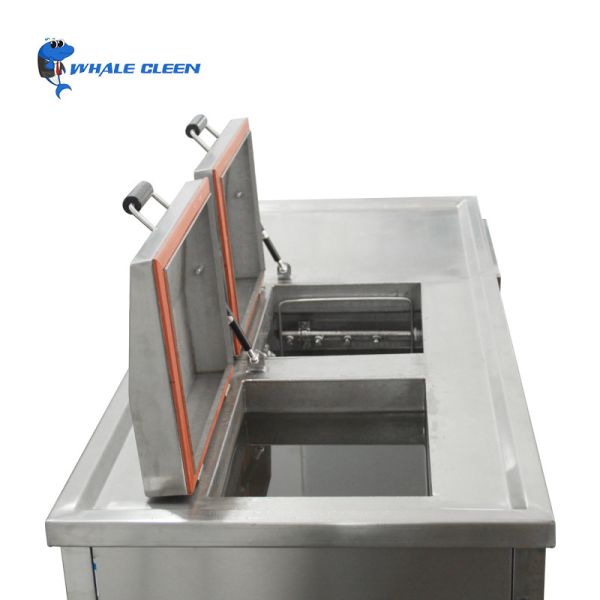 Industrial Ultrasonic Cleaning Machine 61L With Two Baths Cleaning Heating