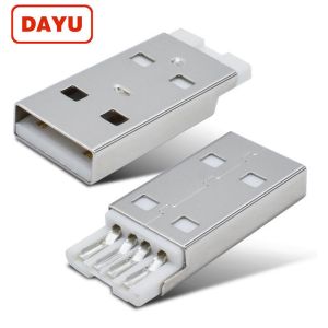 27mm Long Body USB A Male Connector ISO SGS CE ROHS Certificates