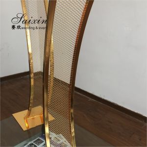 Cheap Wedding Event centerpiece White display flower stand for table decoration