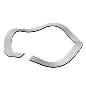 Carbon Steel 60Si2Mn 55CrSi Single Turn Wave Spring / Nested Wave Springs