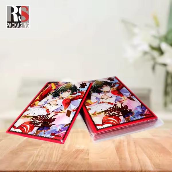 Quality Customized Printed Logo 66x91 Mm MTG Card Sleeves Matte Surface wholesale