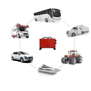 5kW All-in-One Diesel Parking Heater with 5L Fuel Tank, Remote Control, and LCD