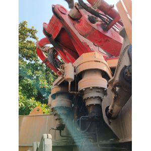 Used 2013 Putzmeister ZLJ5442THBBE Concrete Pump Truck with 4 RZ Fold Boom