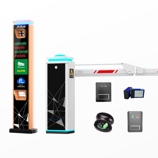 DC24V Brushless Motor Boom Barrier Gate with Thermal Protection & Anti-Smash