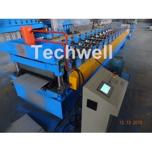 0.3-0.8Mm Thick Color Steel Roll Forming Machine / Pu Panels Cold Rolled Forming