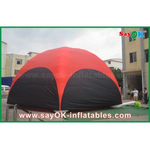 Air Tent Camping DIA 10m Outdoor Print Inflatable Spider Tent With Four Side